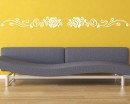 Rose Flower Wall Border Decal Rose Flower Wall Border Vinyl Decals Modern Wall Art